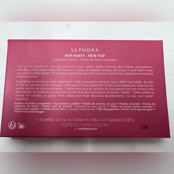 Sephora Eyeshadow Pop Party NEW - Picture 4 of 5